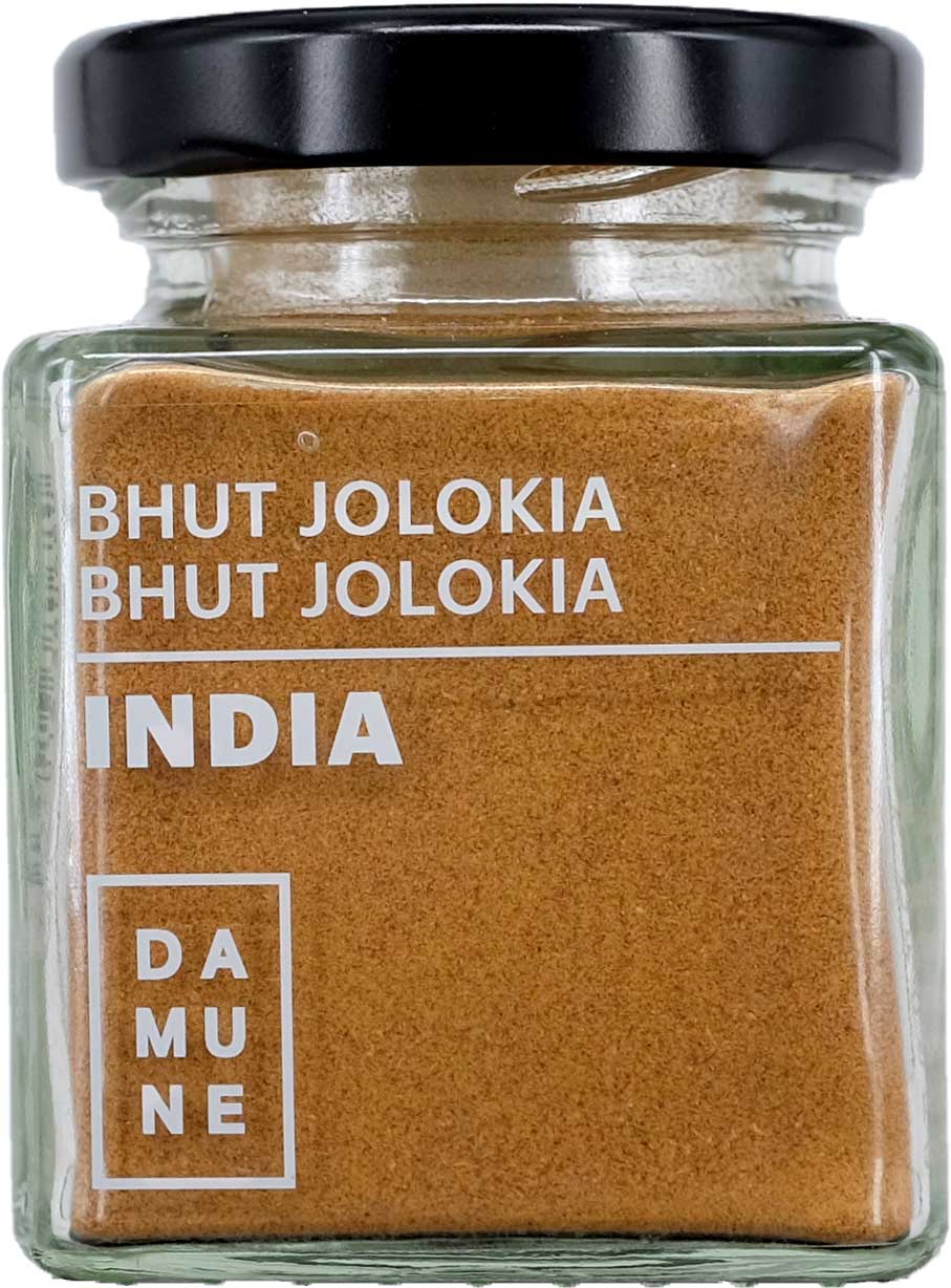 DAMUNE Bhut Jolokia Pulver Indien, 45g