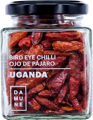 DAMUNE Bird Eye Chili Uganda, 40g