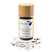 Vanissa Bourbon-Vanillepulver 100 % gemahlene Bohne – Madagaskar, 10 g