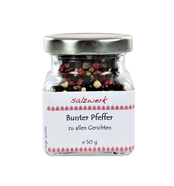 SALZWERK Bunter Pfeffer, 50g