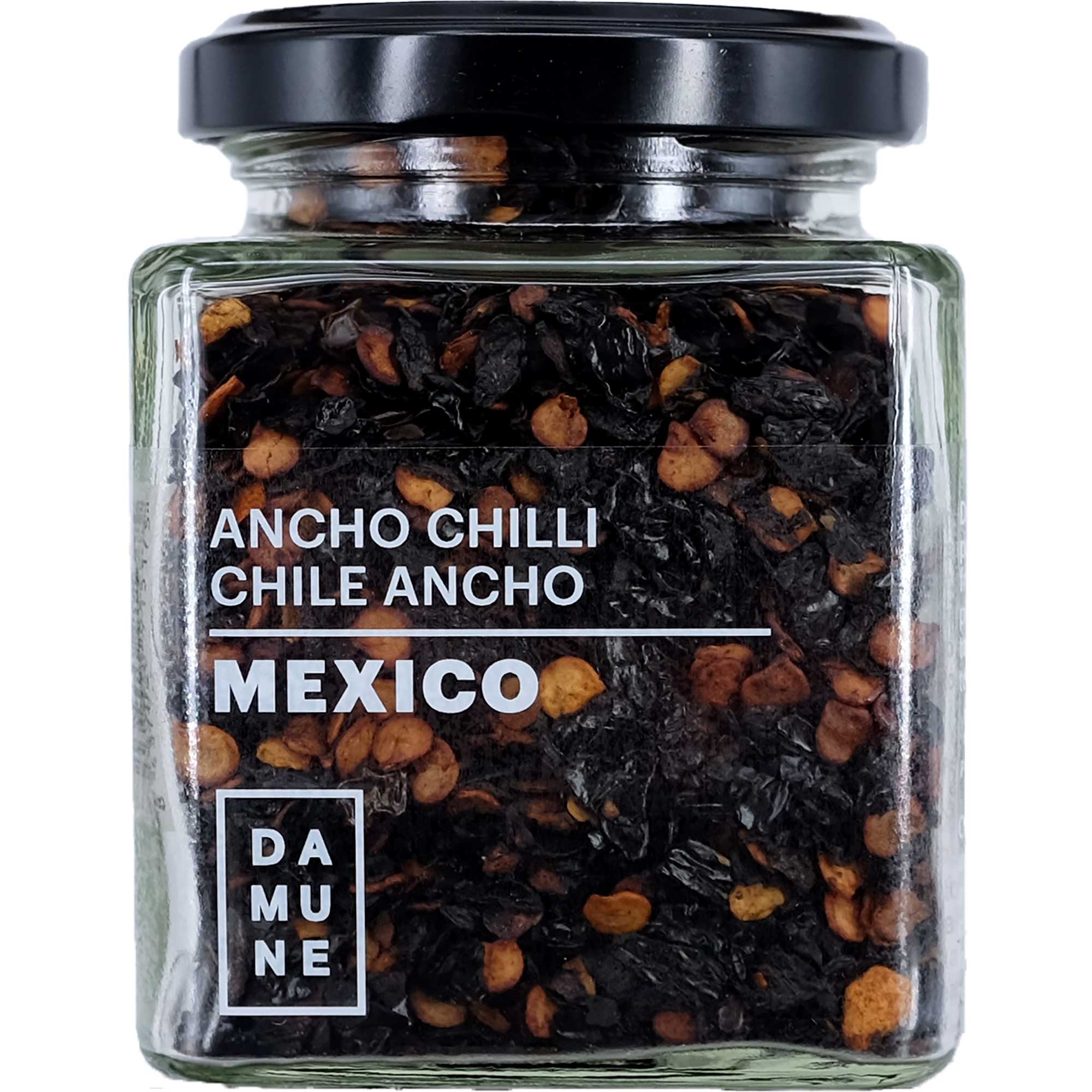 DAMUNE Chili Ancho Flocken Mexiko, 80g