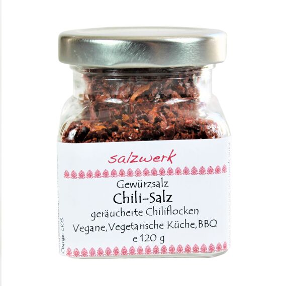 SALZWERK Chilisalz mit geräuchertem Chili, 120g