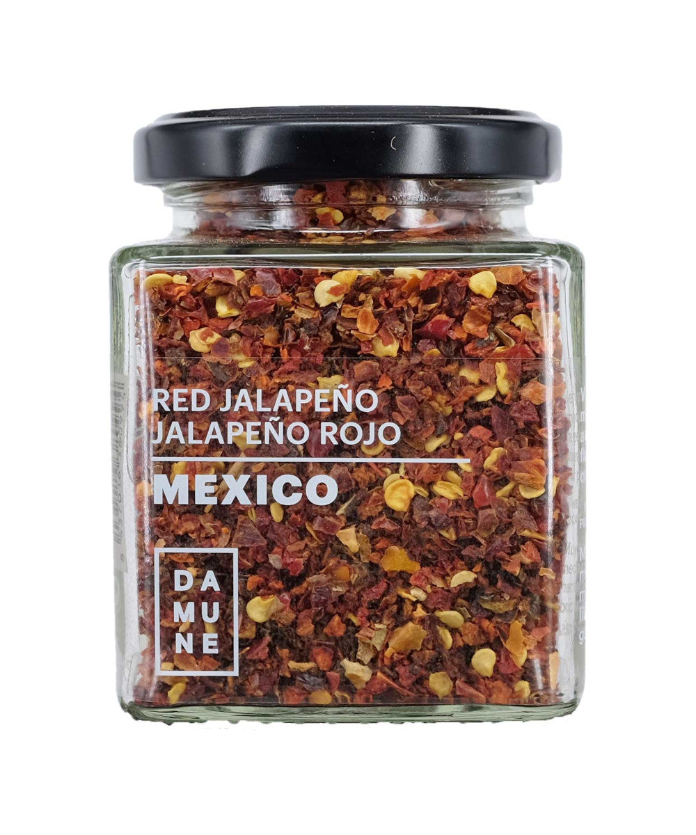 DAMUNE Jalapeño Red Flakes Mexiko, 80g