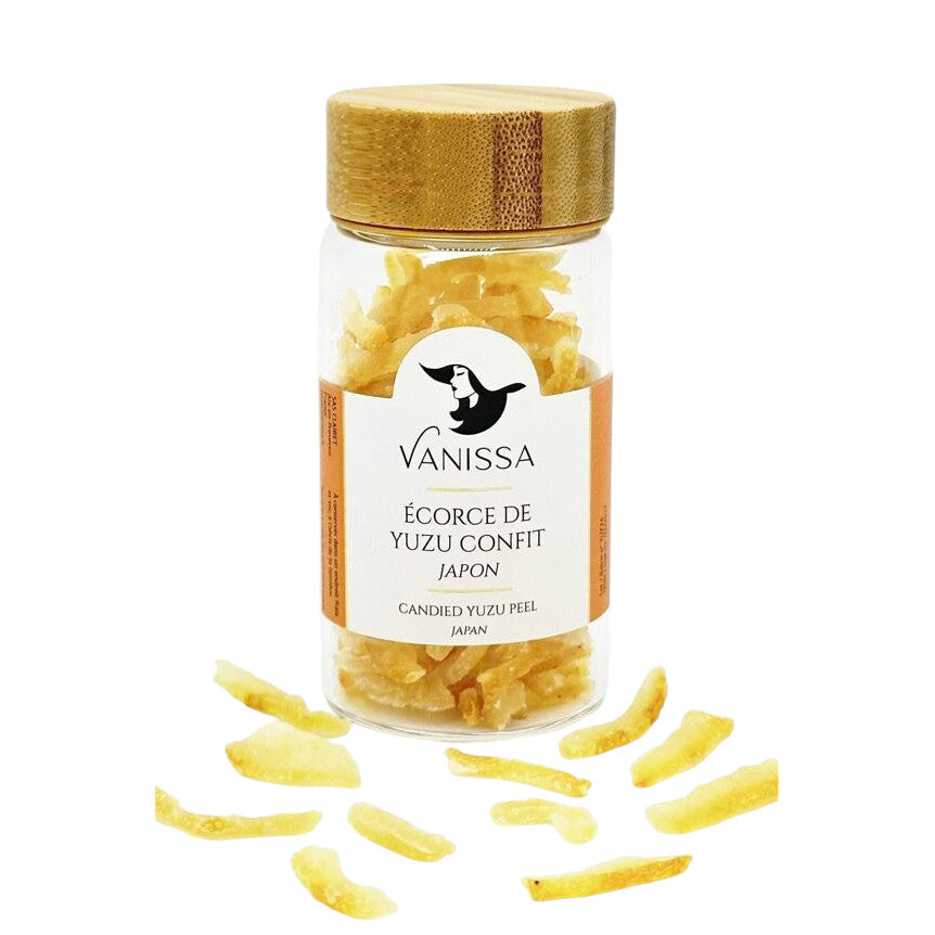 Vanissa Kandierte Yuzu-Rinde – Japan, 35 g