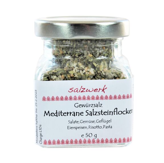 SALZWERK Mediterrane Salzsteinflocken, 50g