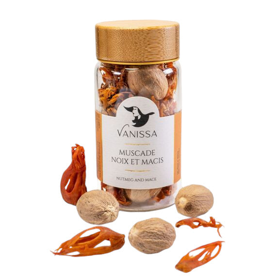 Vanissa Muskatnuss und Muskatblüte - Indien, 35 g