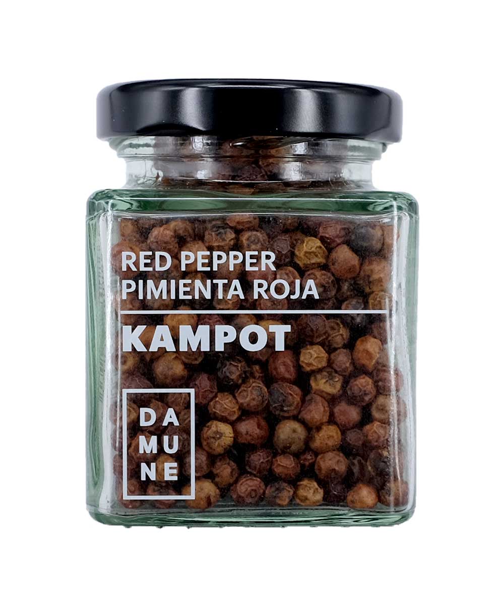 DAMUNE Roter Kampot Pfeffer, 60g