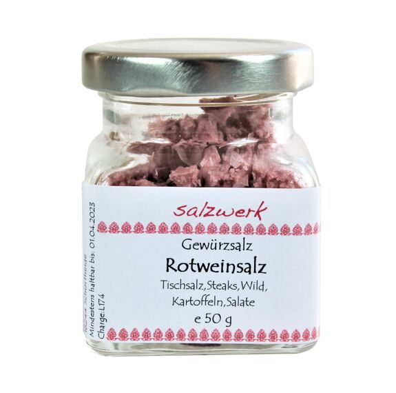 SALZWERK Rotweinsalz, 180g