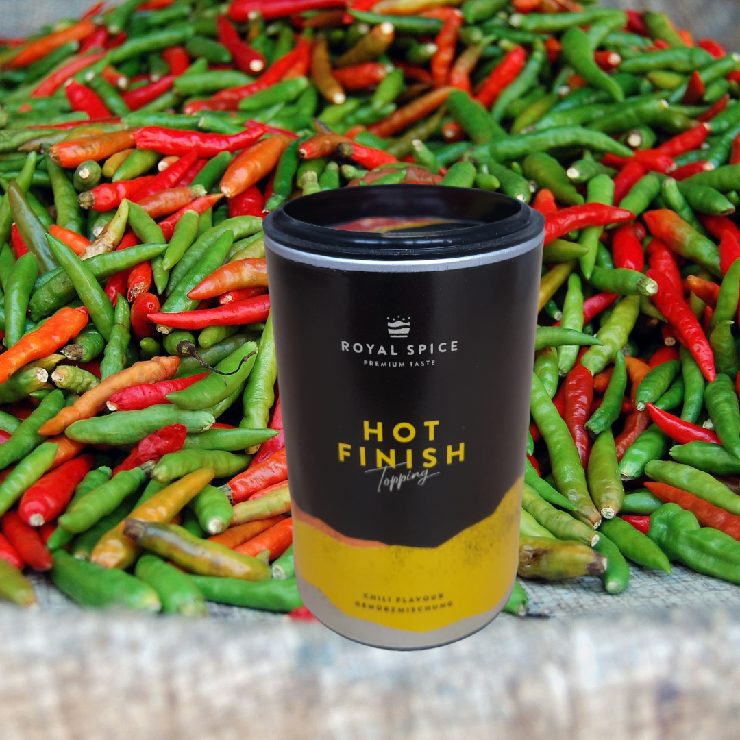 ROYAL SPICE Hot Finish, Scharfes Topping, 80g