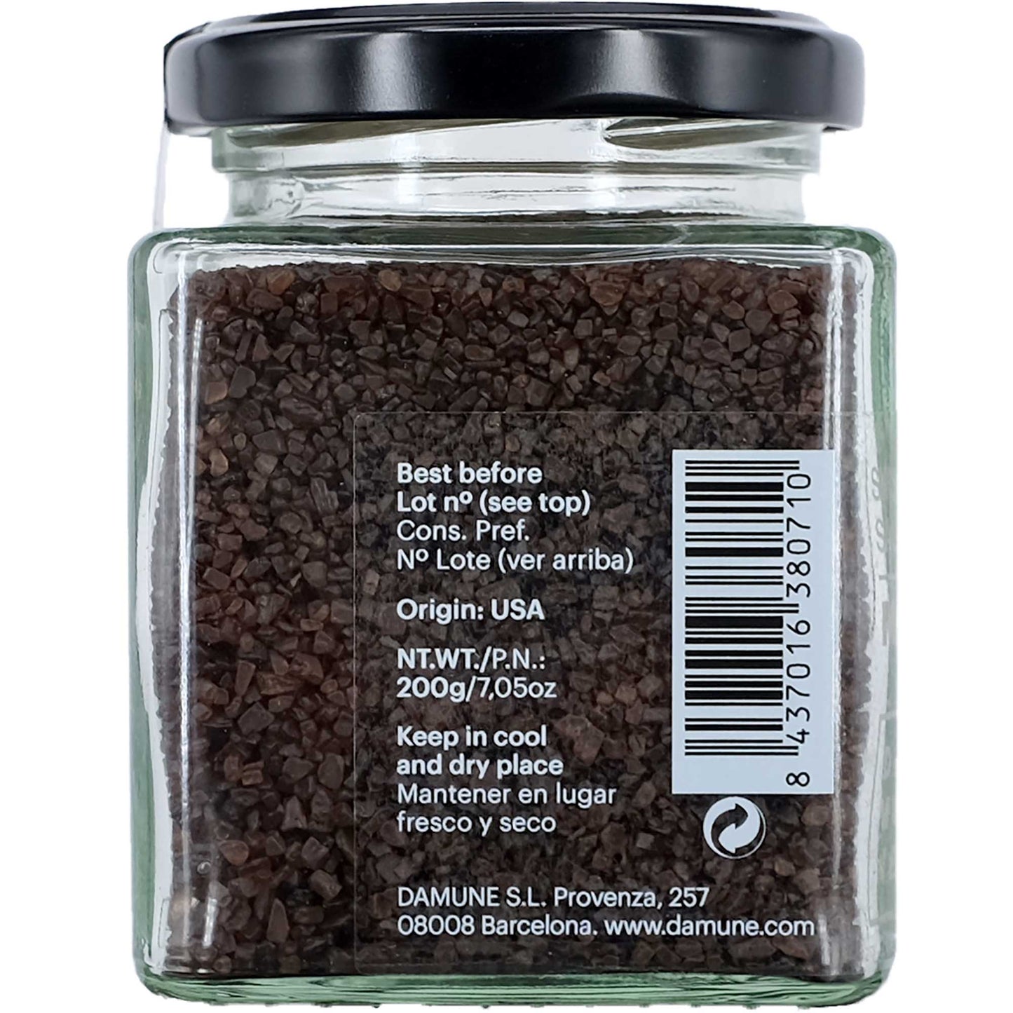 DAMUNE Geräuchertes Salz Molokai Hawaii, 200g