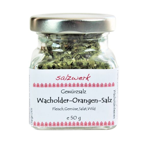 SALZWERK Wacholder-Orangen-Salz, 50g